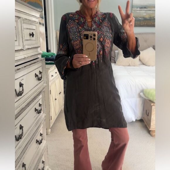 Johnny Was Shankara Flare Sleeve tunic /dress- new with tags size small - Picture 12 of 15